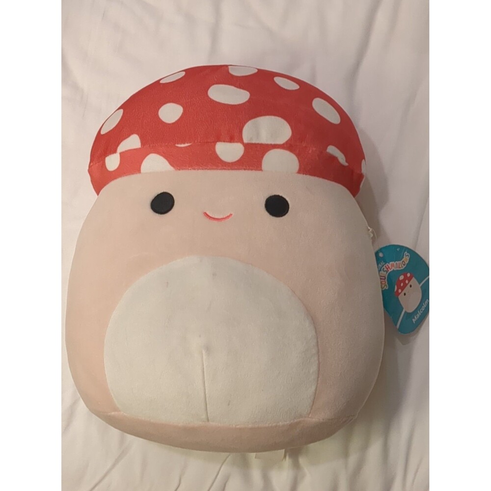 Squishmallows Exclusive Plush 12” Malcolm The Mushroom Squishdate 11.19.2020